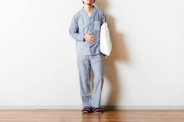 Men wearing pajamas